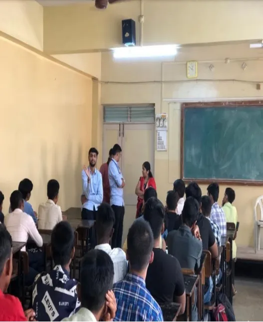 Interation with SY and TY student